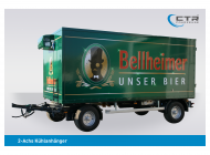 CTR-Fahrzeuge Kühlanhänger 2-Achs Bellheimer