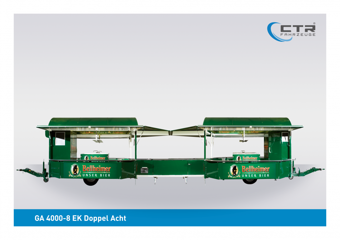 Ausschankwagen GA 4000-8 EK Doppel Acht Park Bellheimer