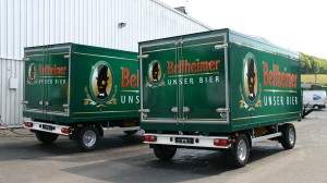 2-Achs-Kühlanhänger für die Bellheimer Brauerei