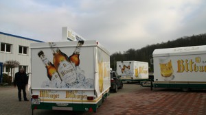 Bierausschankwagen für Getränkegroßhandel Lehner & Friedrichs