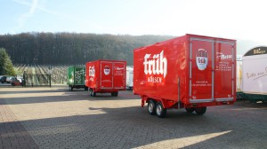 Drei Kühlanhänger für Massa Getränke in Troisdorf