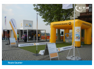 Promocube Route Counter Commerzbank