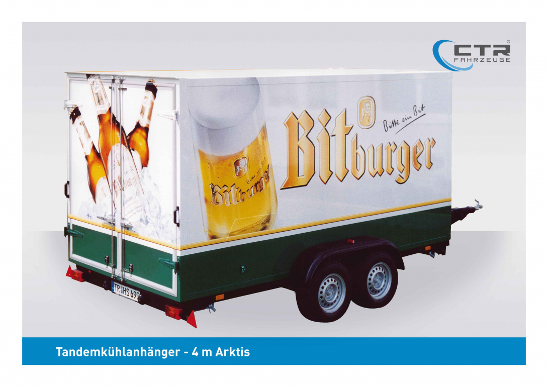 CTR-Fahrzeuge Kühlanhänger TKA Arktis 4 m Bitburger