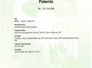 Urkunde Patent - Getränkeausschankwagen