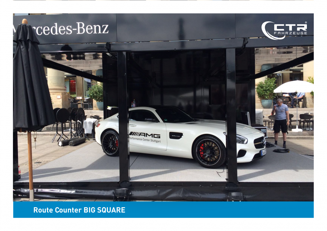Promotion Anhänger Promocube Big Square Mercedes-Benz AMG