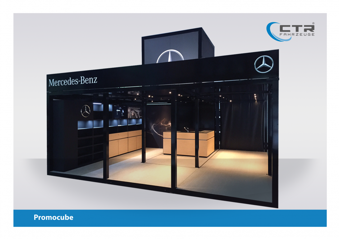 Promocube Promotion Anhänger Mercedes-Benz