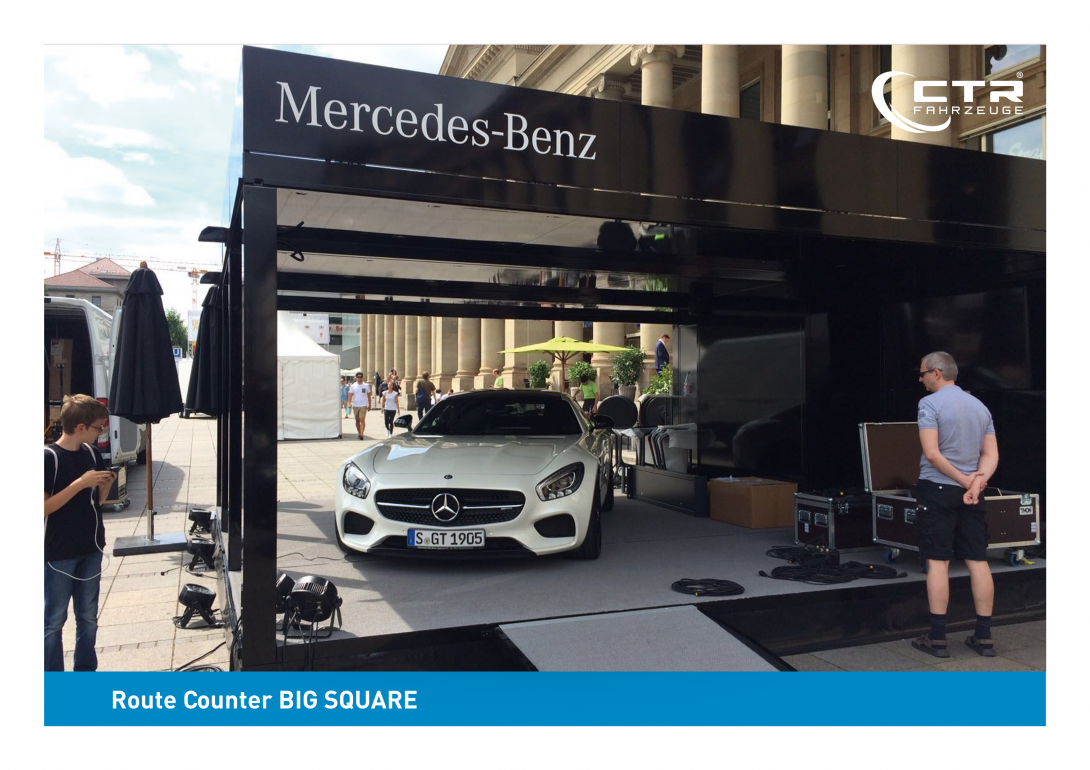 Promocube Route Counter Big Square Mercedes AMG