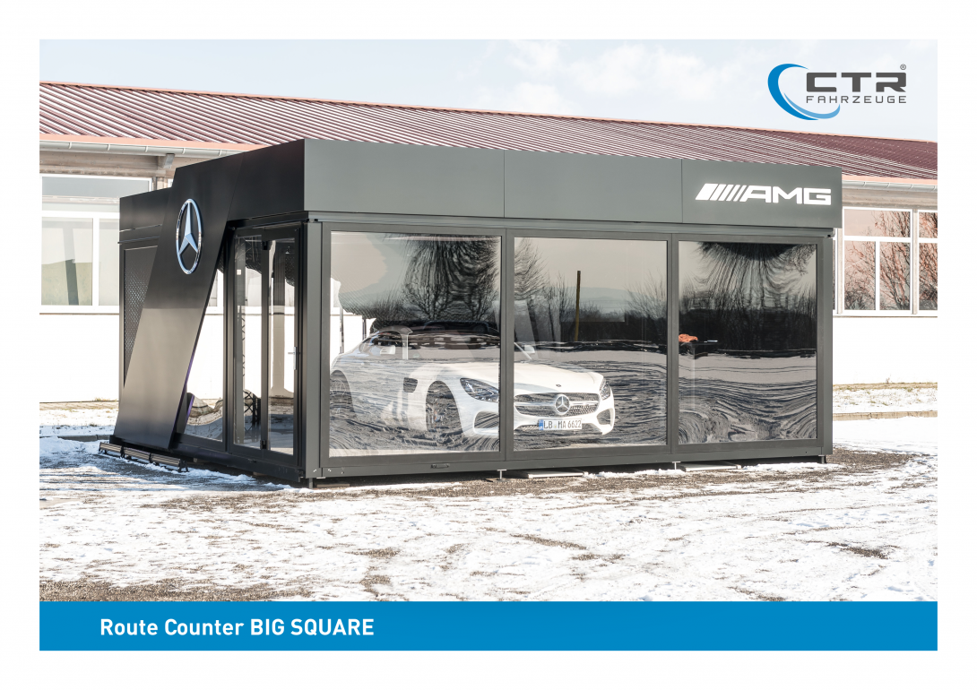 Promocube Route Counter Big Square Mercedes AMG